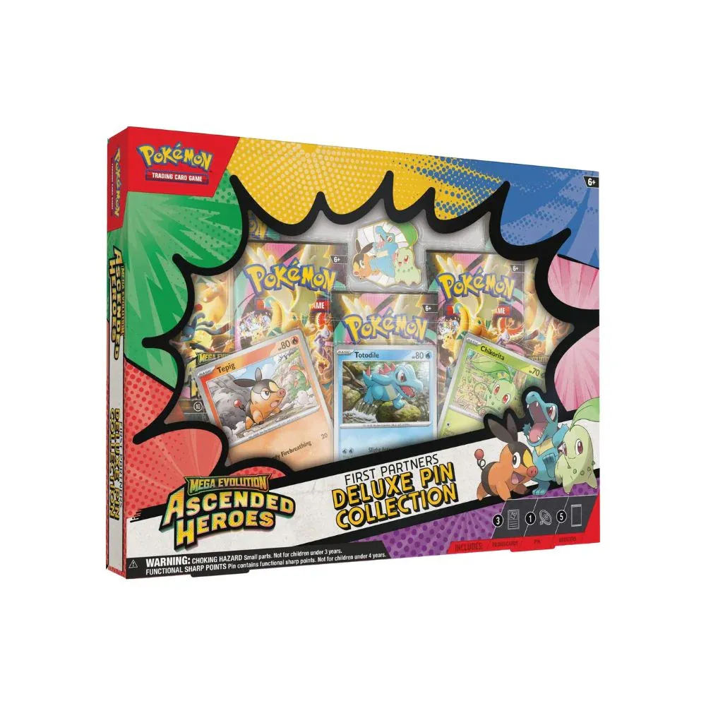 Pokémon TCG: Mega Evolution —Ascended Heroes First Partners Deluxe Pin Collection