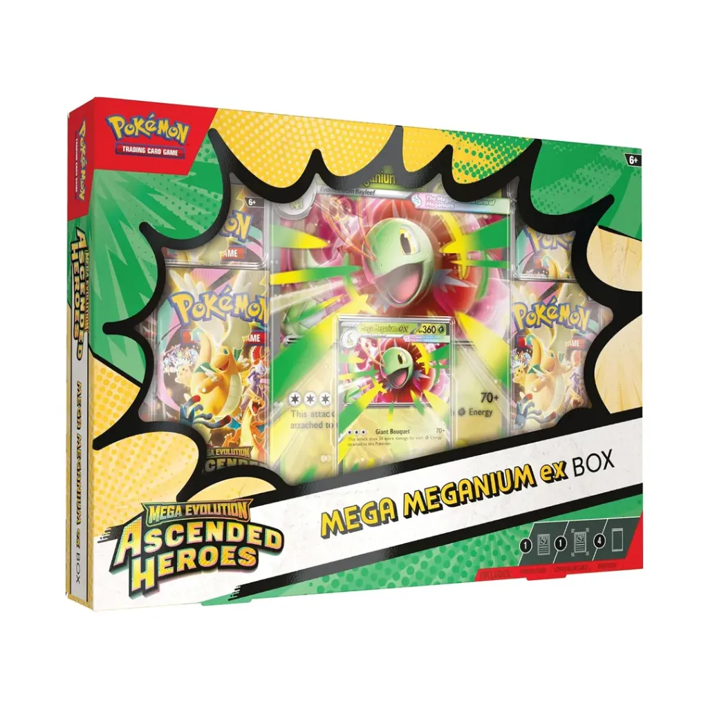 Pokémon TCG: Mega Evolution—Ascended Heroes Mega Meganium ex Box