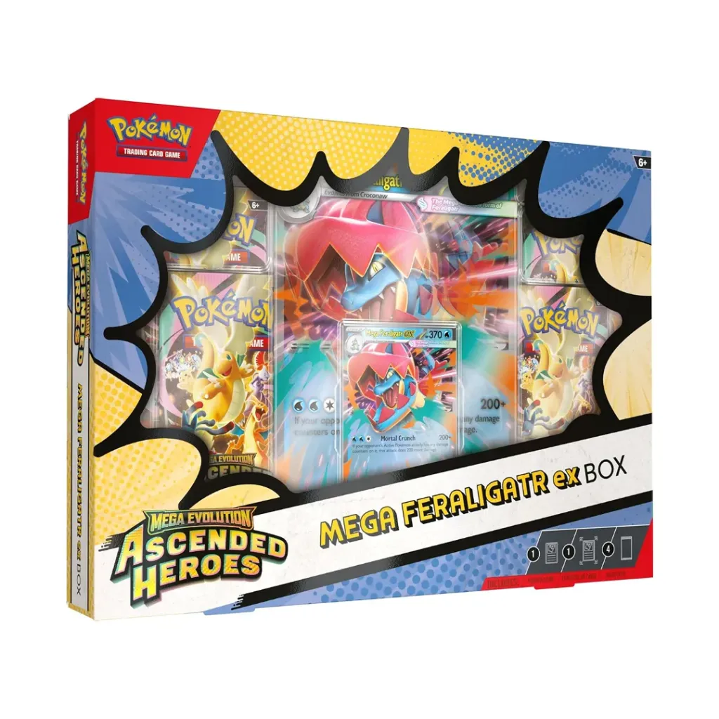 Pokémon TCG: Mega Evolution—Ascended Heroes Mega Feraligatr ex Box
