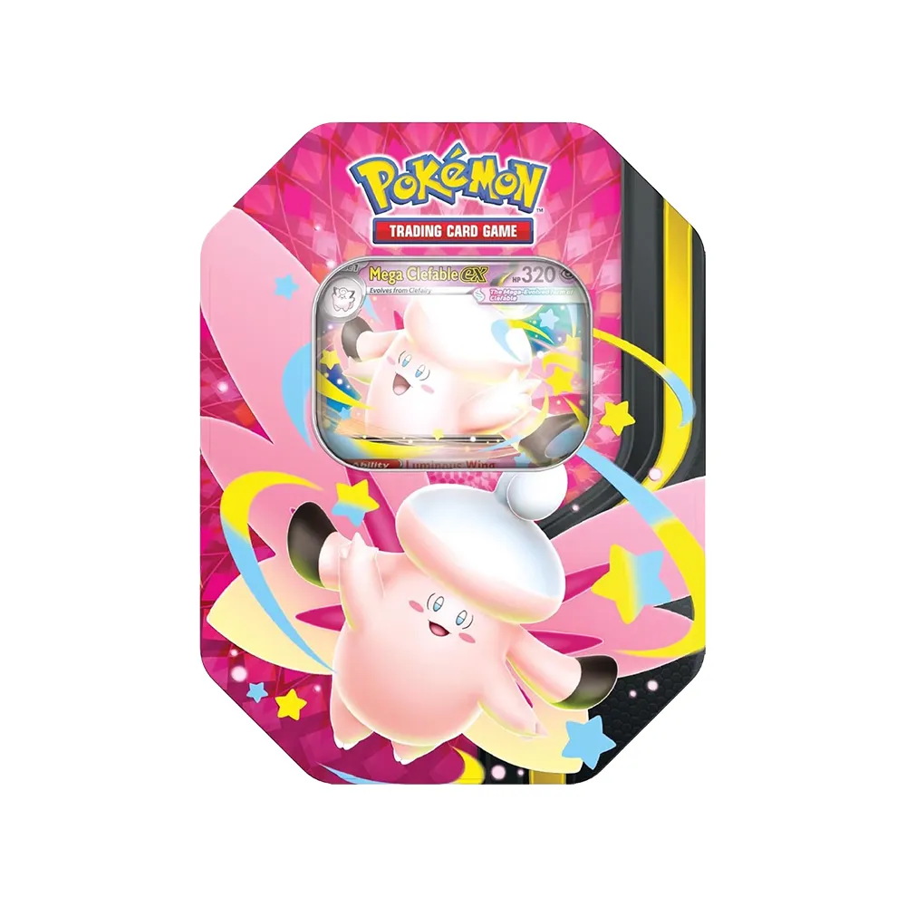 Pokémon TCG: Mega Moonlit Tin Mega Clefable ex