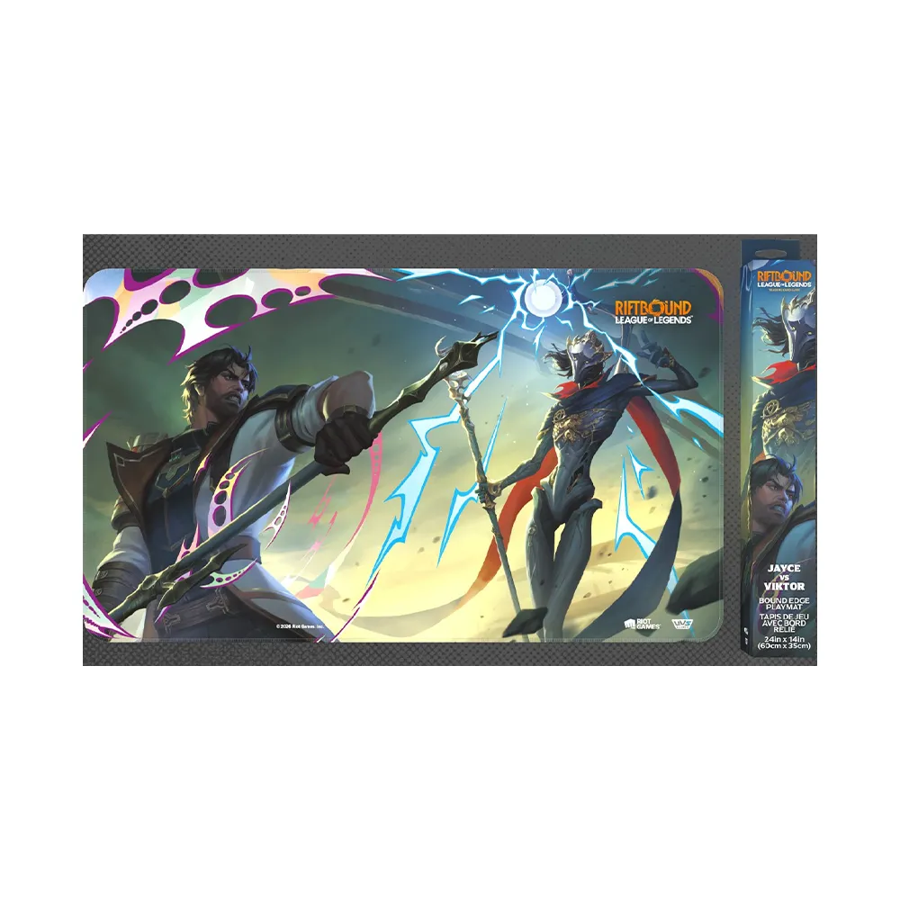 RIFTBOUND: LEAGUE OF LEGENDS – VENDETTA – PLAYMAT – JAYCE VS VIKTOR