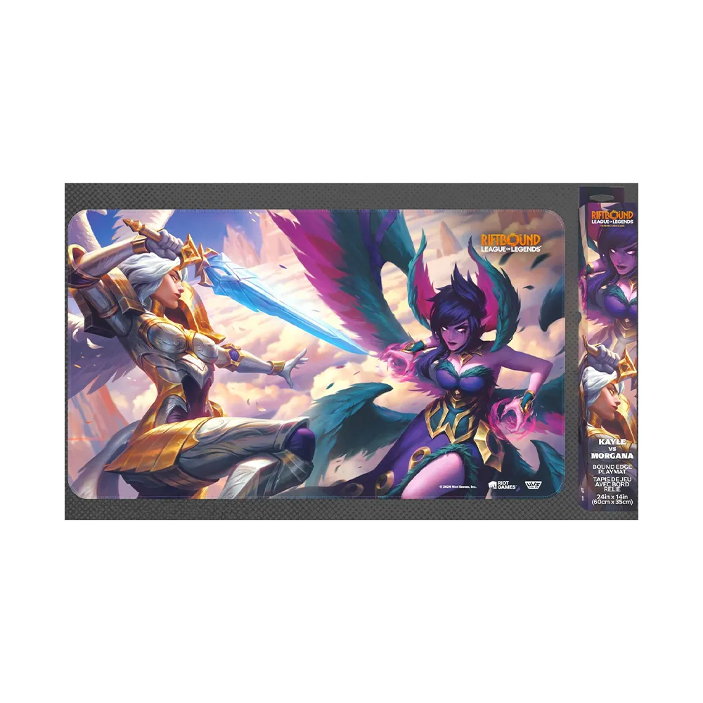 RIFTBOUND: LEAGUE OF LEGENDS – VENDETTA – PLAYMAT –  KAYLE VS MORGANA